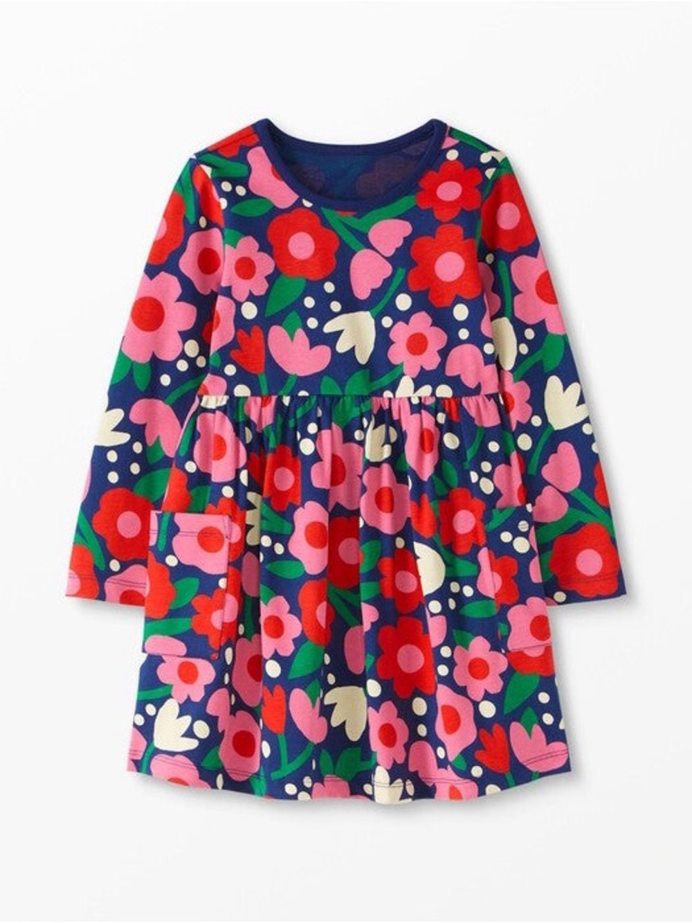 Hanna Andersson Long Sleeve Playground Dress with Pockets